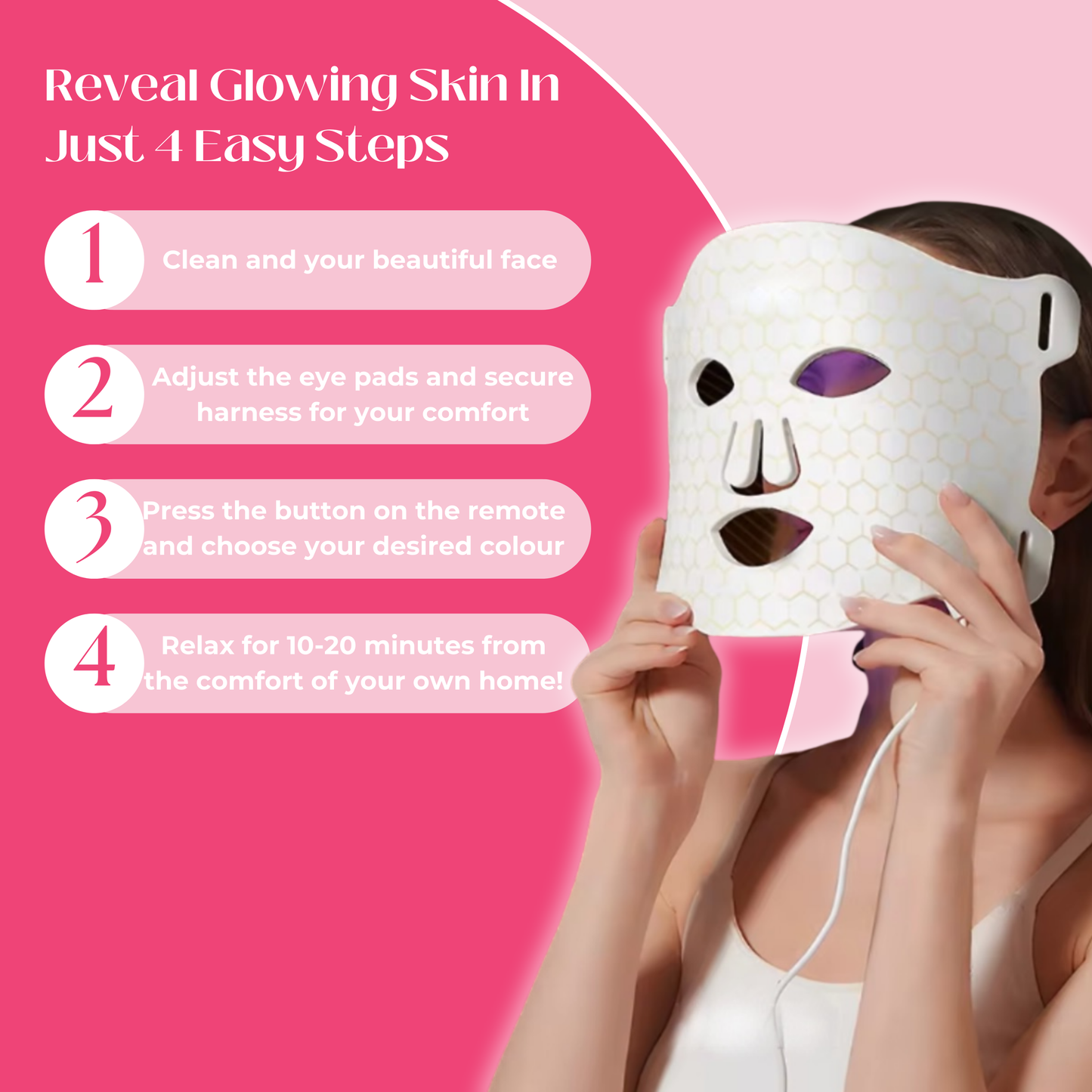 LED Silicone Mask